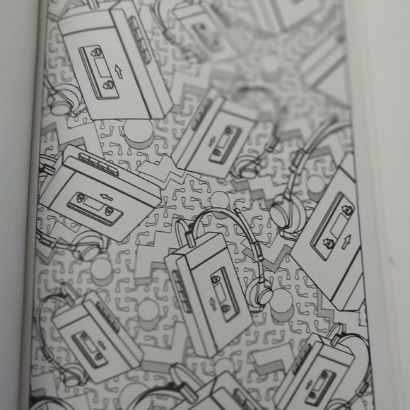 Coloring The 80'sRelax and Rewind Coloring Book - Picture 2 of 4